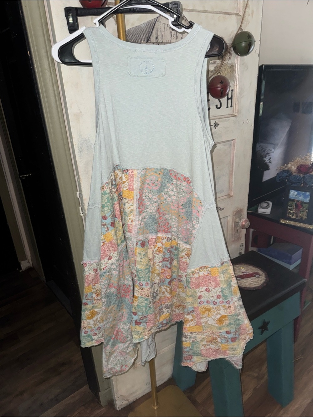 BlueVelvet patchwork dress - Picture 7 of 7